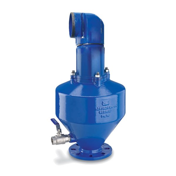 SCF RFP C Wastewater combination air valve with anti-surge mechanism and threaded outlet