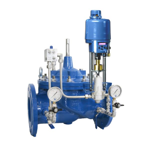 XLC 310/410-M PN 25 Pressure reducing valve with eletric actuator